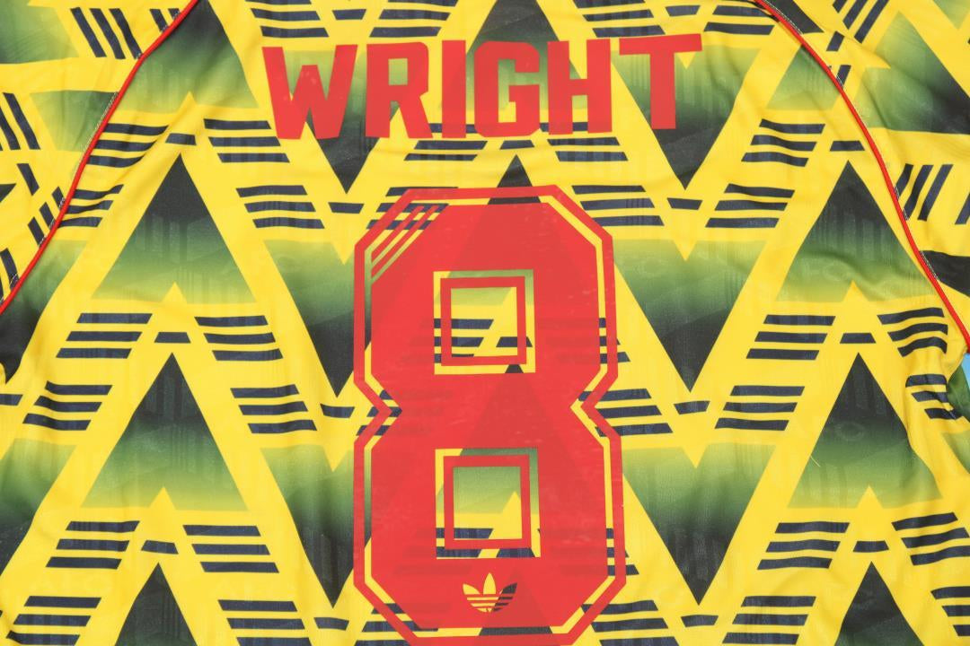 Camisa Arsenal Manga Longa 91/93 - Versão Retrô "Wright" Nº 8
