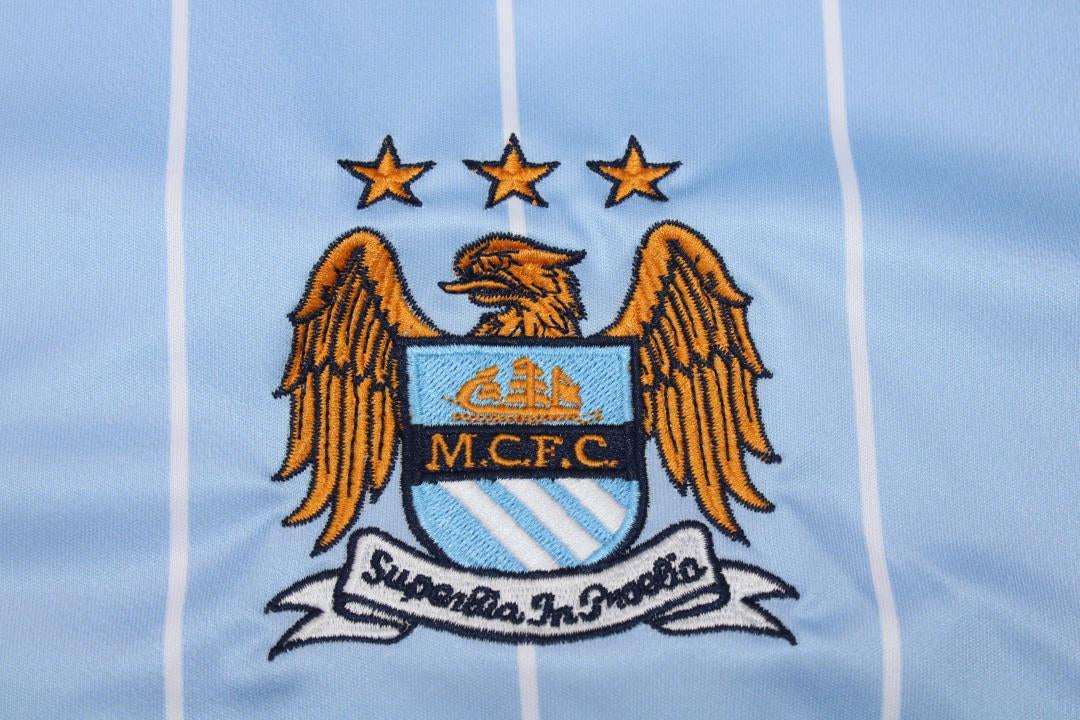 Camisa Manchester City Home 07/08 - Versão Retrô "Dunne" Nº 22