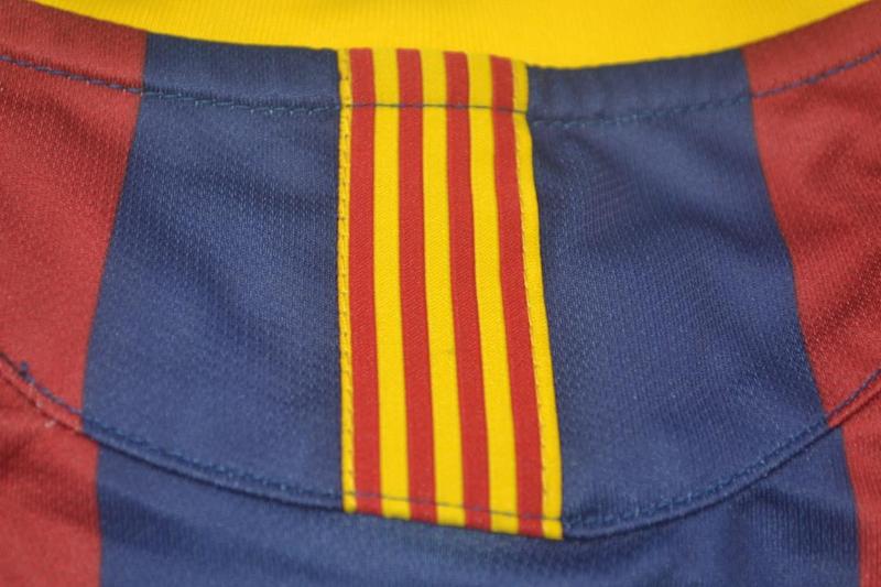 Camisa Barcelona Manga Longa Home 10/11 - Versão Retrô