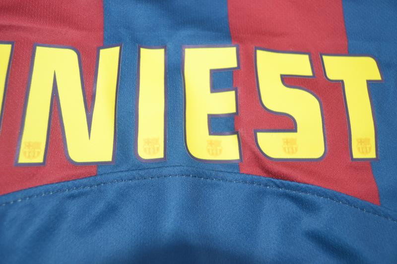 Camisa Barcelona Home 2006 - Versão Retrô "A.Iniesta" Nº 24