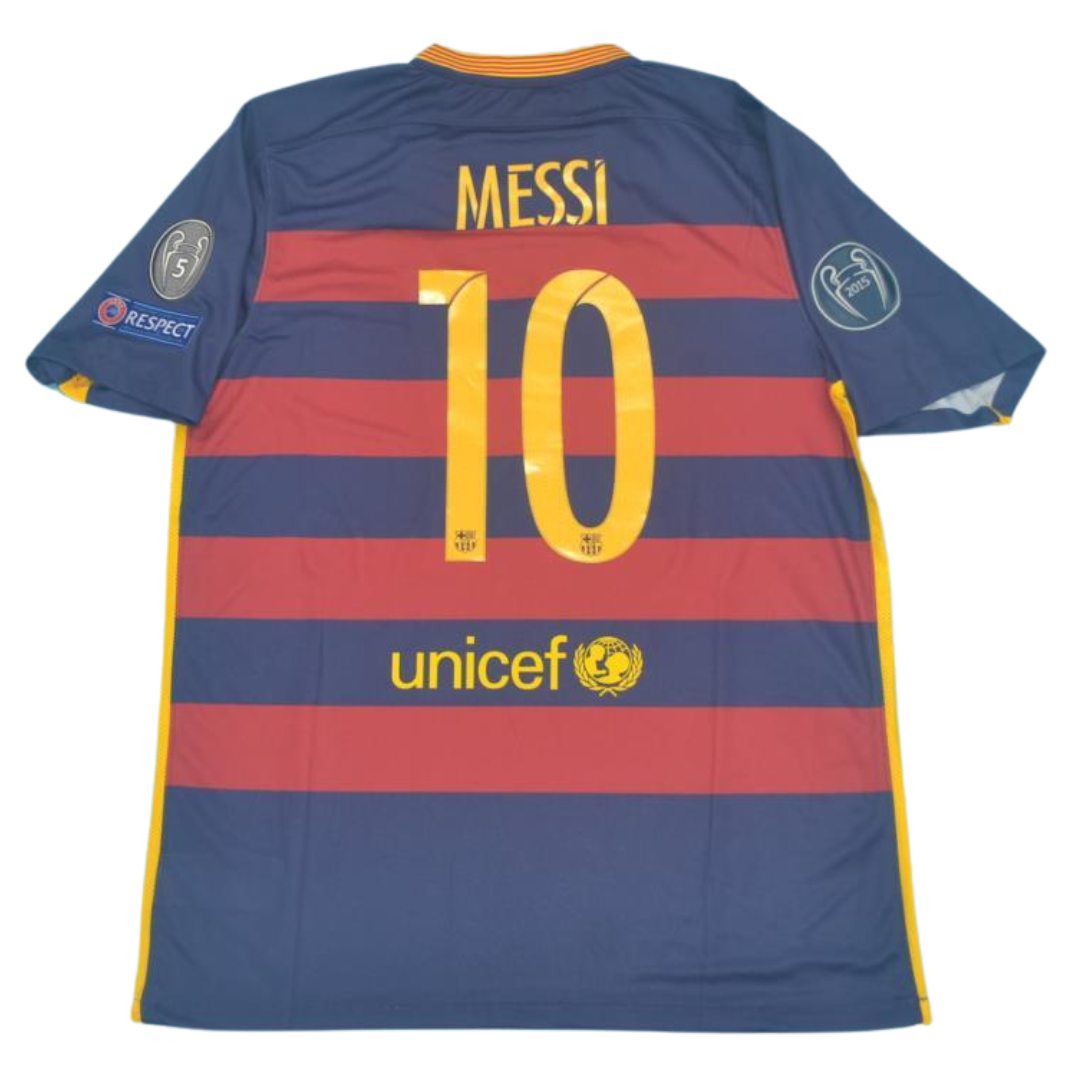 Camisa Barcelona Home 15/16 - Versão Retrô "Messi" Nº 10
