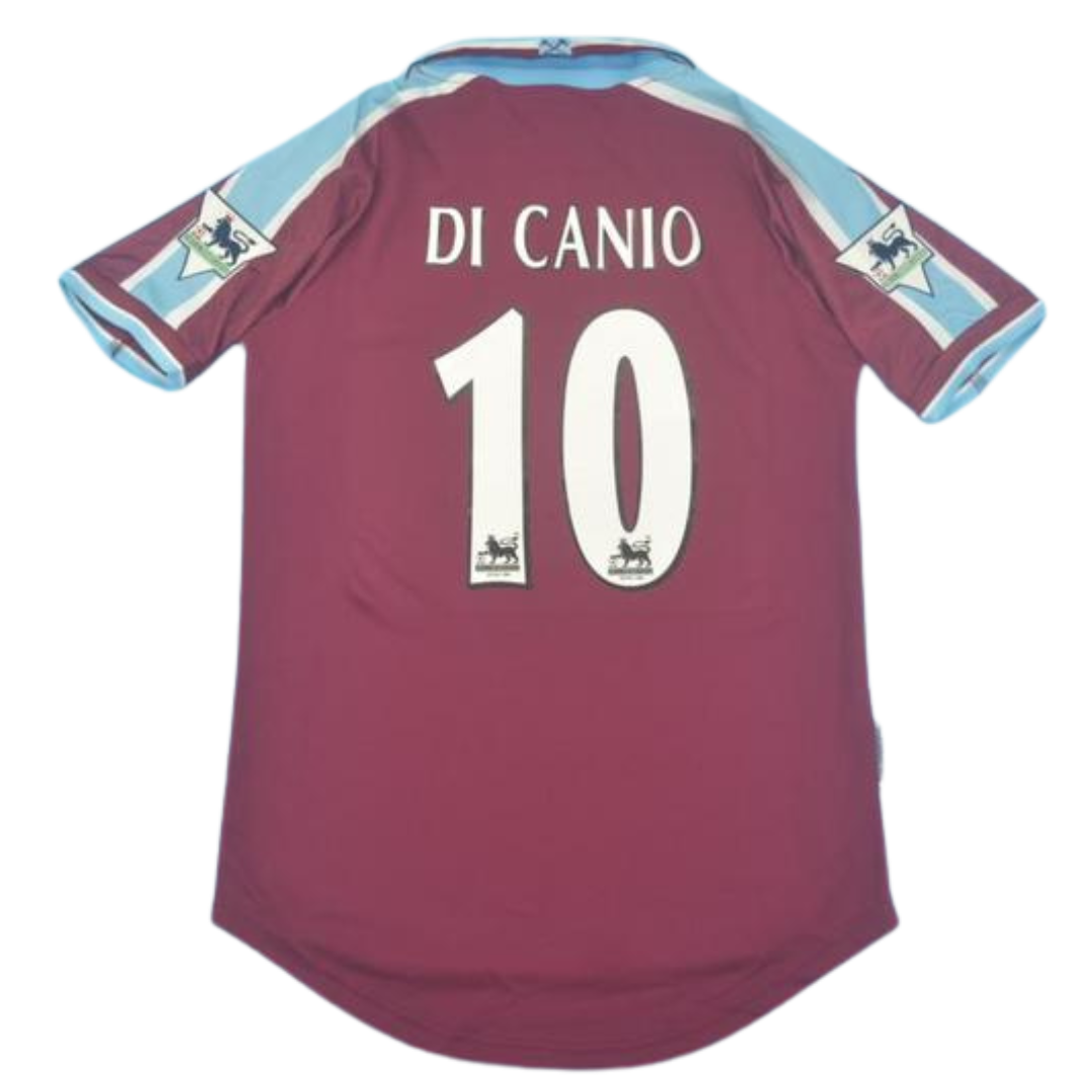Camisa West Ham Home 99/01 - Versão Retrô "Di Canio" Nº 10