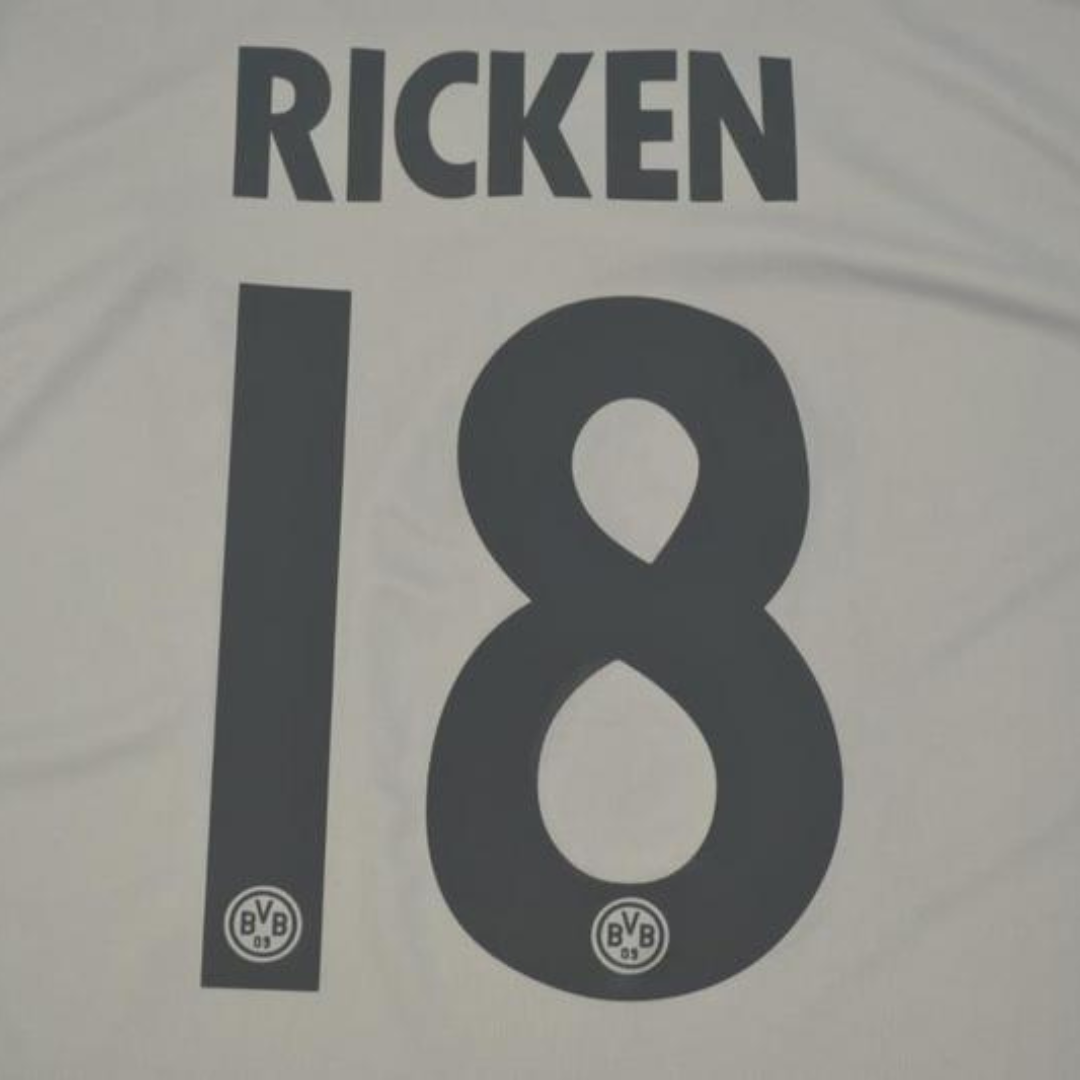 Camisa Borussia Dortmund Away 00/02 - Versão Retrô "Ricken" N° 18