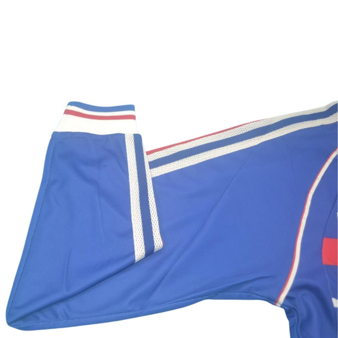 Camisa França Manga Longa 1998 - Versão Retrô "Zidane" Nº 10
