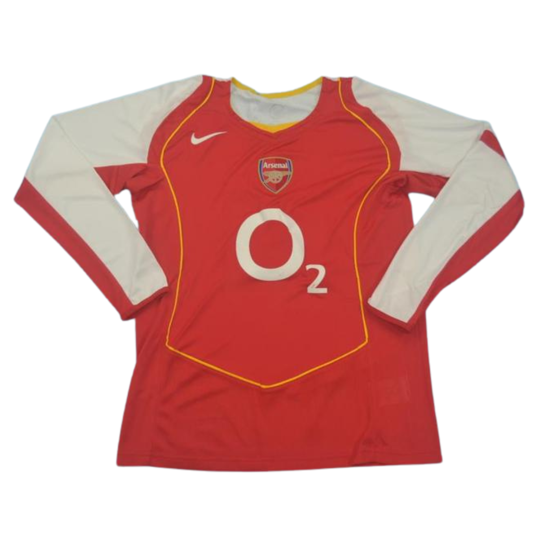 Camisa Arsenal Manga Longa 04/05 - Versão Retrô "Henry" Nº 14