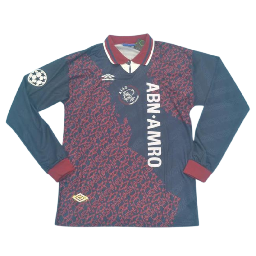 Camisa Ajax Manga Longa Away 94/95 - Versão Retrô