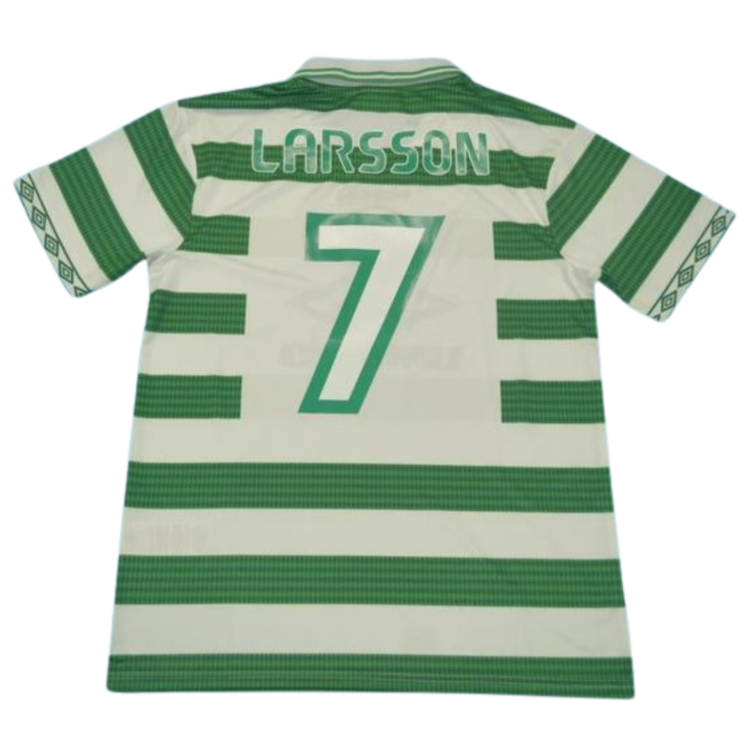 Camisa Celtic Home 97/99 - Versão Retrô "Larsson" Nº 7