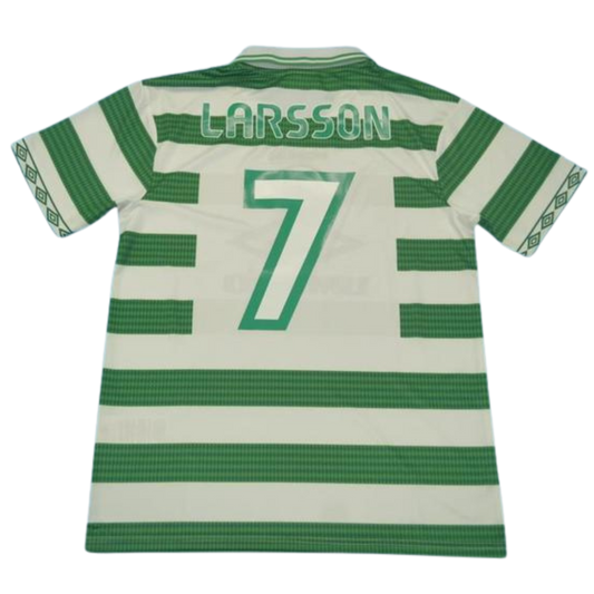 Camisa Celtic Home 97/99 - Versão Retrô "Larsson" Nº 7