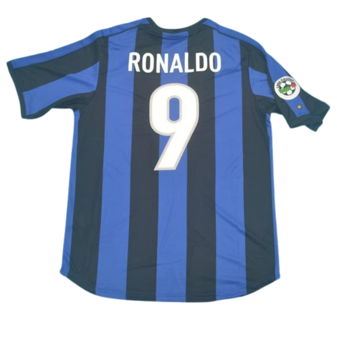 Camisa Retrô Inter de Milão Home 99/00 "Ronaldo" N°.9