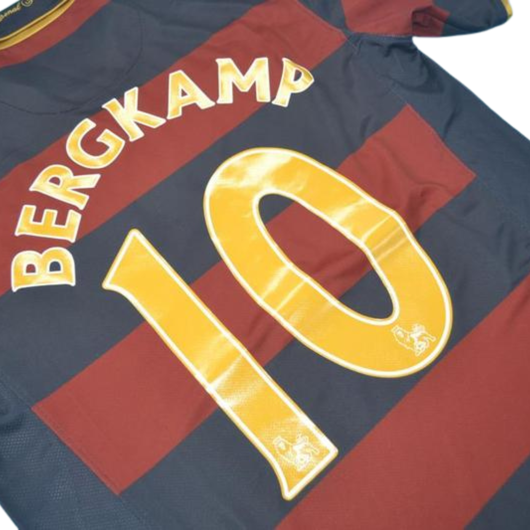 Camisa Arsenal Away 07/08 - Versão Retrô "Bergkamp" Nº 10