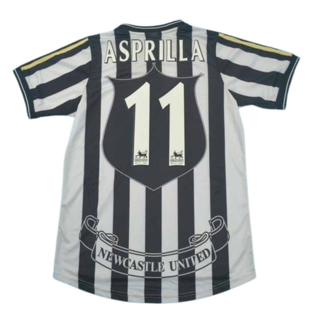 Camisa Newcastle United Home 97/99 - Versão Retrô "Asprilla" Nº 11