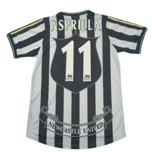 Camisa Newcastle United Home 97/99 - Versão Retrô "Asprilla" Nº 11