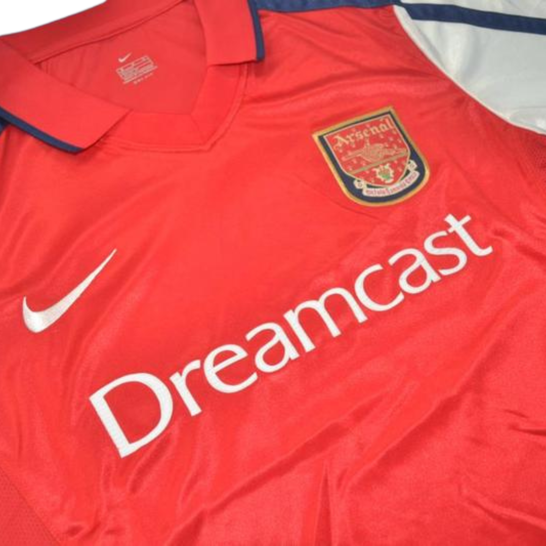 Camisa Arsenal Home 00/02 - Versão Retrô "Henry" Nº 14