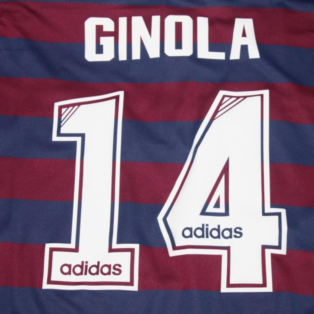 Camisa Newcastle United Manga Longa 95/96 - Versão Retrô "Ginola" Nº 14