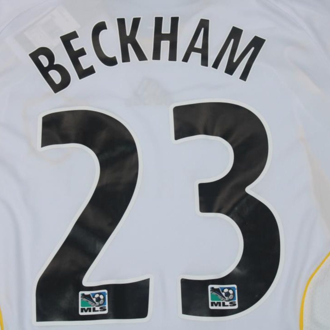 Camisa LA Galaxy Home 07/08 - Versão Retrô "Beckham" Nº 23