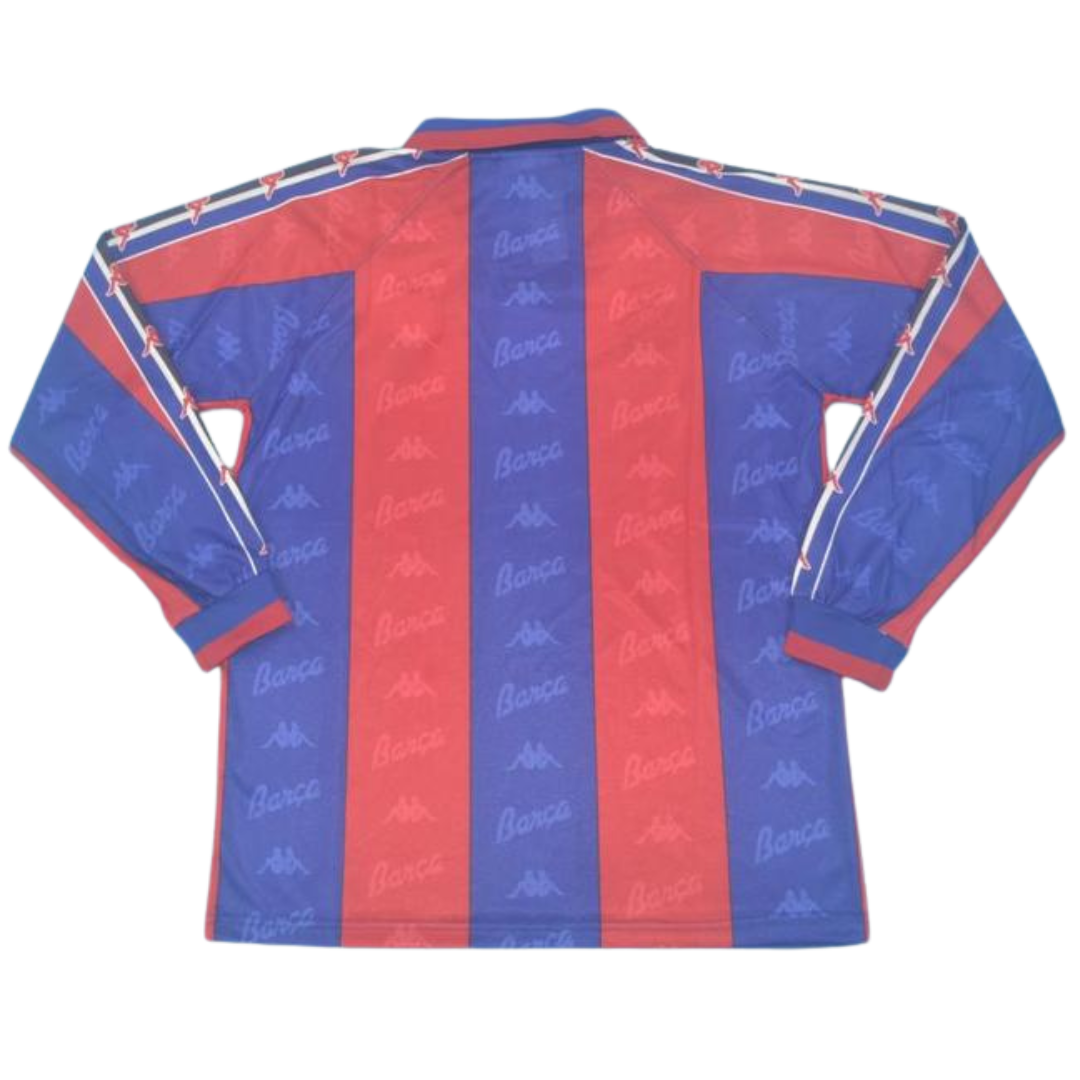 Camisa Barcelona Manga Longa Home 97/98 - Versão Retrô