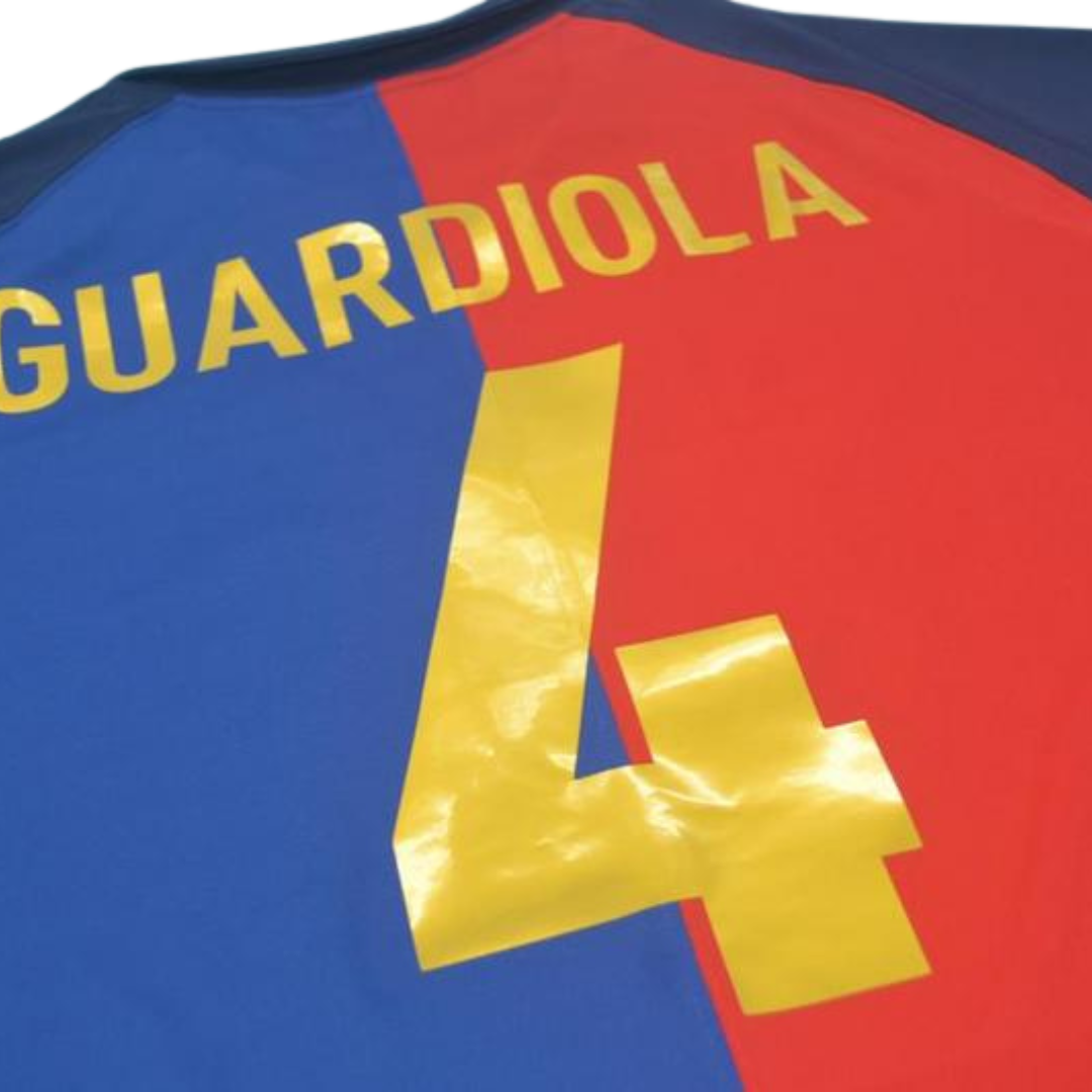 Camisa Barcelona Home 99/00 - Versão Retrô "Guardiola" Nº 4