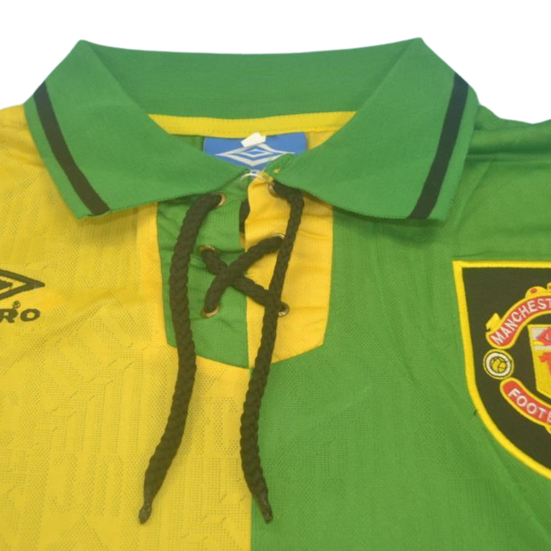 Camisa Manchester United Manga Longa 92/94 - Versão Retrô "Cantona" Nº 7