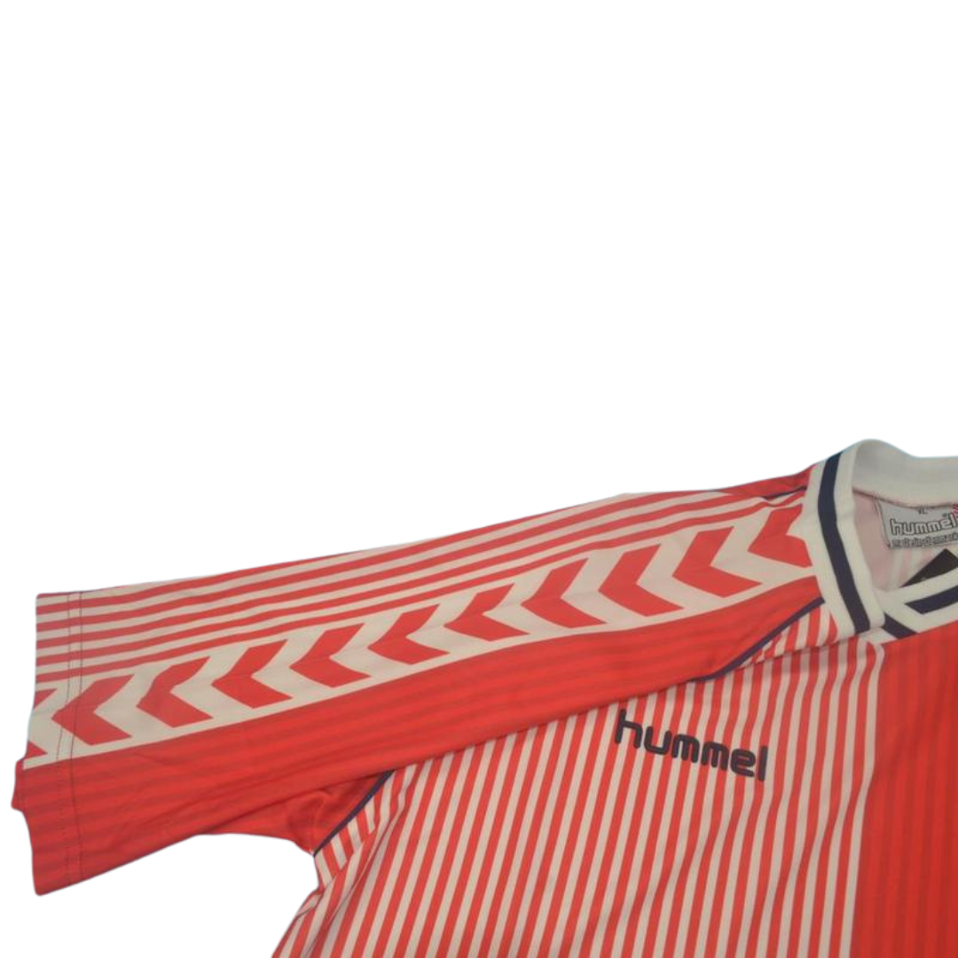 Camisa Dinamarca Home 1986 - Versão Retrô