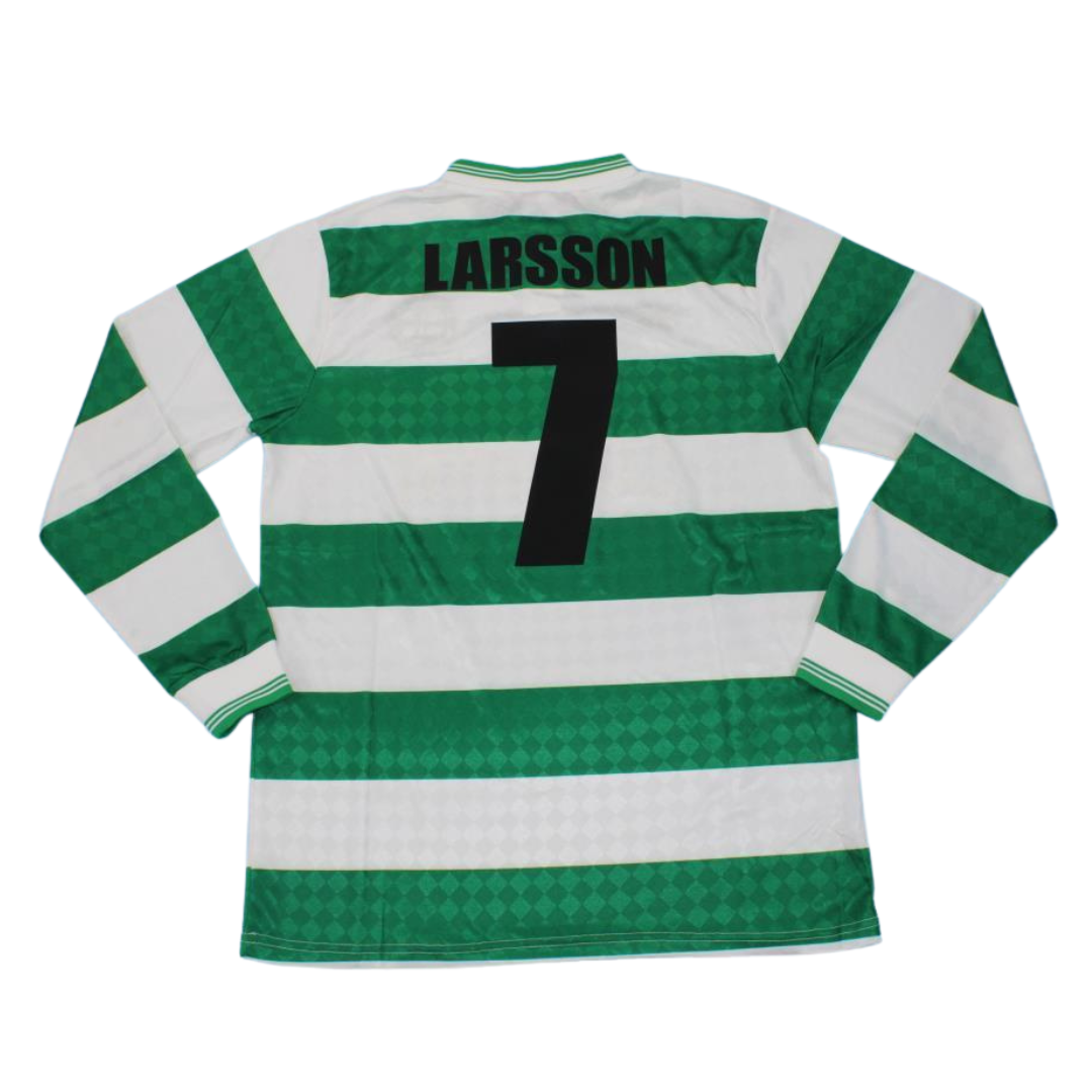 Camisa Celtic Manga Longa 87/88 - Versão Retrô "Larsson" Nº 7