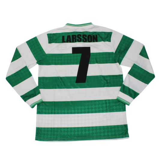 Camisa Celtic Manga Longa 87/88 - Versão Retrô "Larsson" Nº 7
