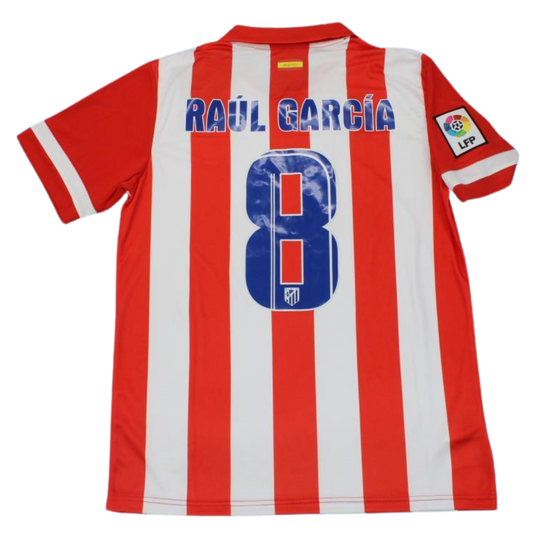 Camisa Atlético de Madrid Home 13/14 - Versão Retrô "Raúl García" Nº 8