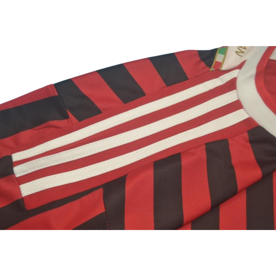 Camisa Retrô Milan Home UCL Versão 11/12 "Ibrahimović" N°.11