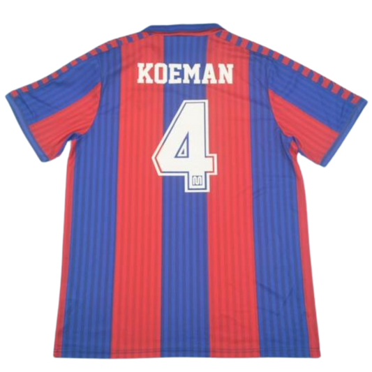 Camisa Barcelona Home 91/92 - Versão Retrô "Koeman" Nº 4