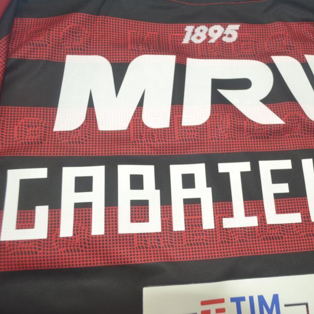 Camisa Flamengo Home 19/20 - Versão Retrô "Gabriel B" Nº 9