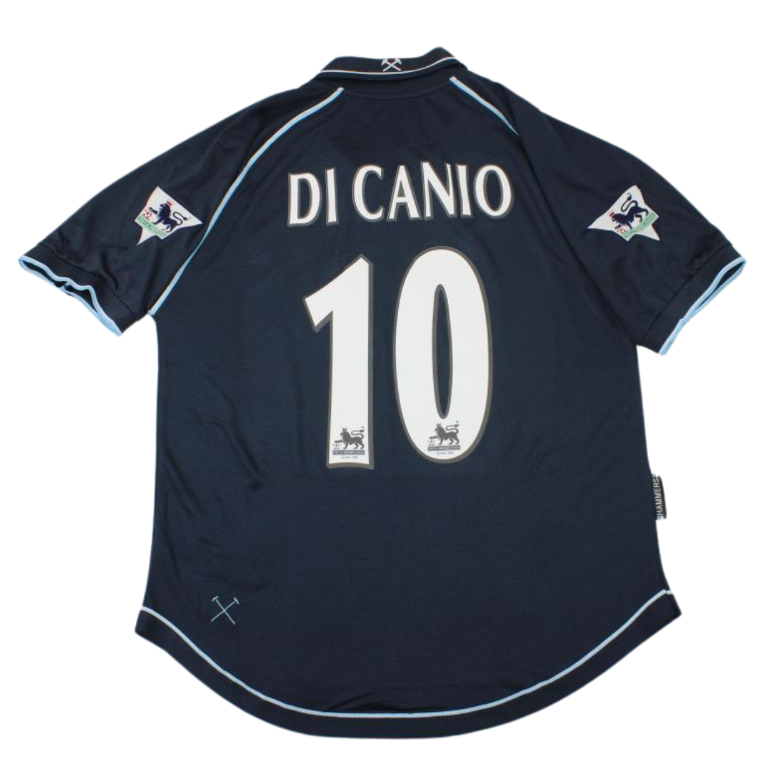 Camisa West Ham Third Away 99/01 - Versão Retrô "Di Canio" Nº 10