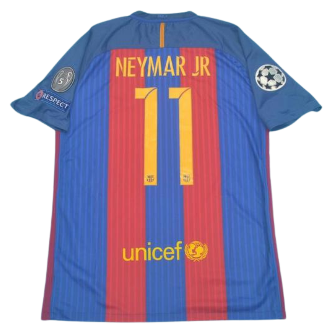 Camisa Barcelona Home 16/17 - Versão Retrô "Neymar Jr" Nº 11