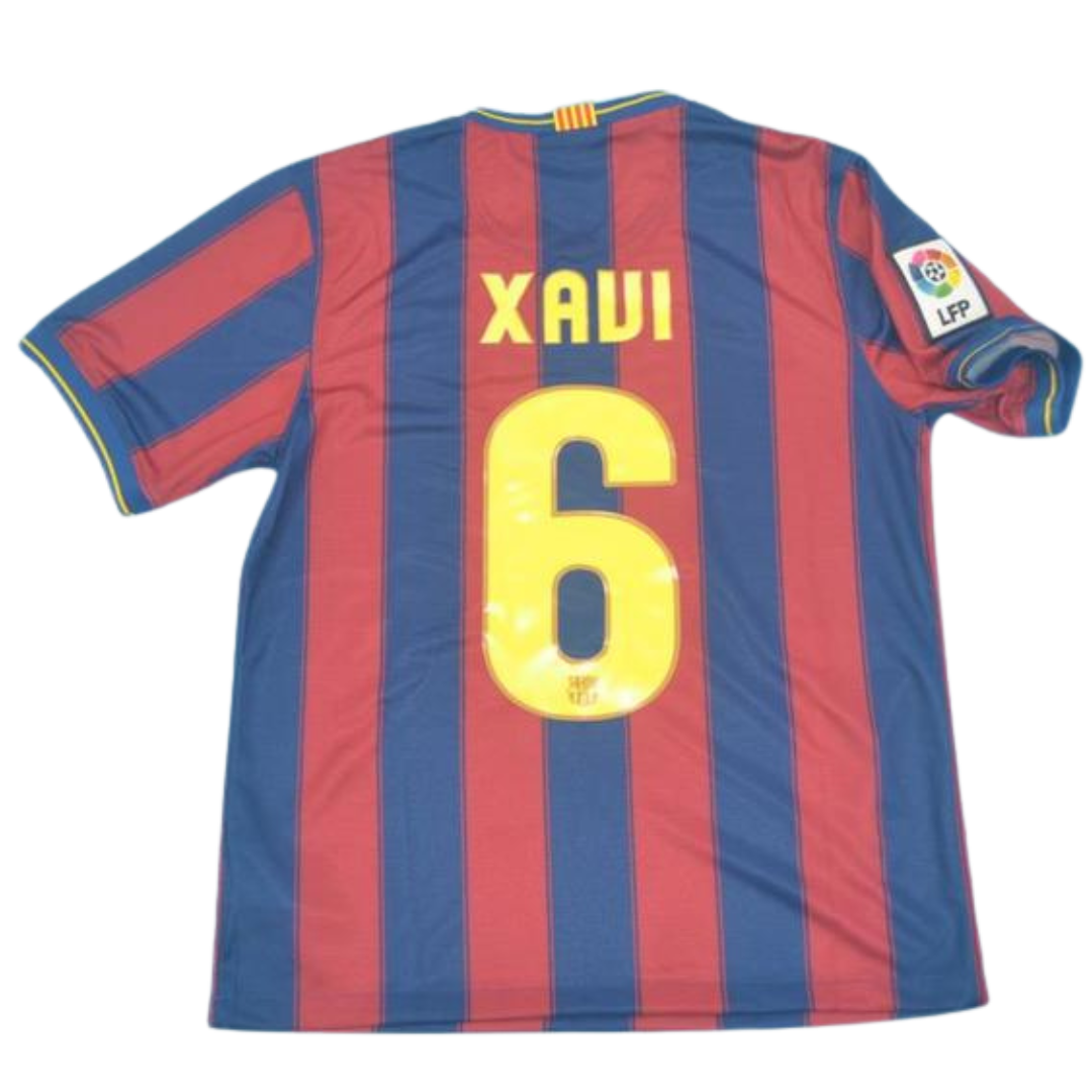 Camisa Barcelona Home 09/10 - Versão Retrô "Xavi" Nº 6