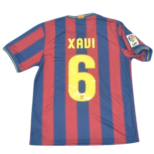 Camisa Barcelona Home 09/10 - Versão Retrô "Xavi" Nº 6