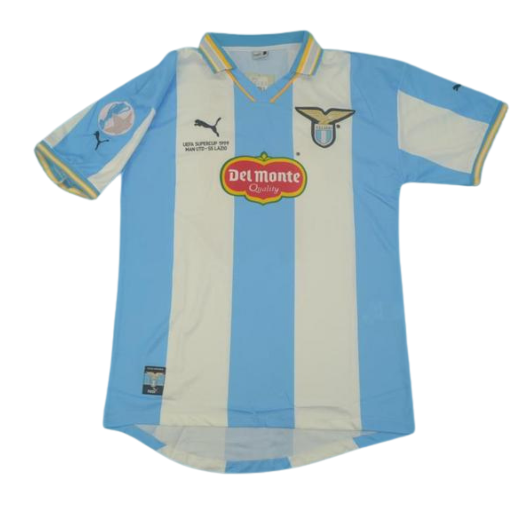 Camisa Retrô Lazio Home UEFA SuperCup Versão 99/00 "Nesta" N°.13