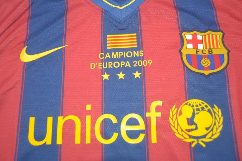 Camisa Barcelona Home 09/10 - Versão Retrô "Ibrahimovic" Nº 9