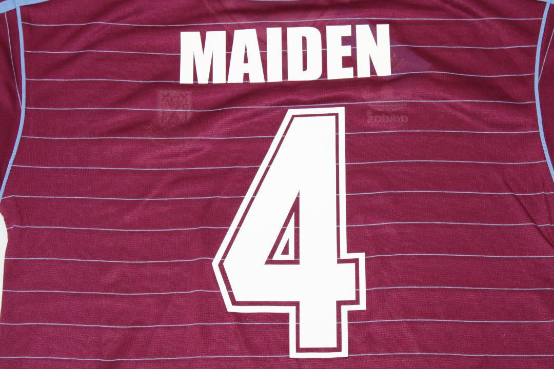 Camisa West Ham Home 1986 - Versão Retrô "Maiden" Nº 4