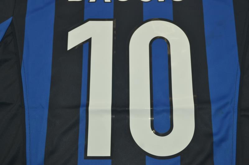 Camisa Retrô Inter de Milão Home 98/99 "Baggio" N°.10