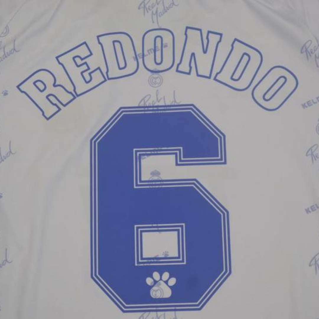 Camisa Real Madrid Home 94/96 - Versão Retrô "Redondo" Nº 6