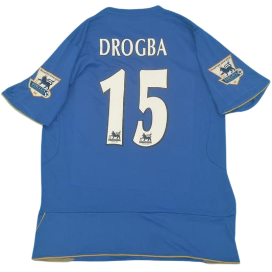 Camisa Chelsea Home 05/06 - Versão Retrô "Drogba" Nº 15