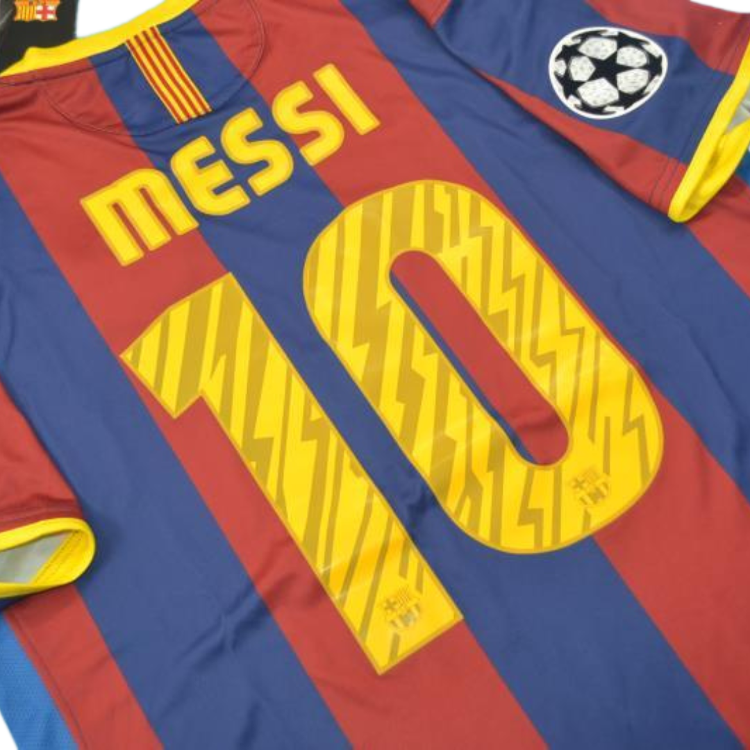 Camisa Barcelona UCL Final 2011 - Versão Retrô "Messi" Nº 10
