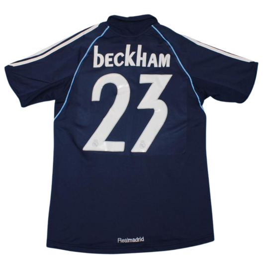 Camisa Real Madrid Away 05/06 - Versão Retrô "Beckham" Nº 23