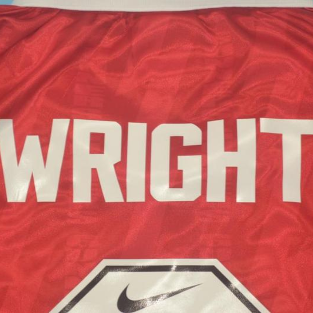 Camisa Arsenal Home 94/95 - Versão Retrô "Wright" Nº 8