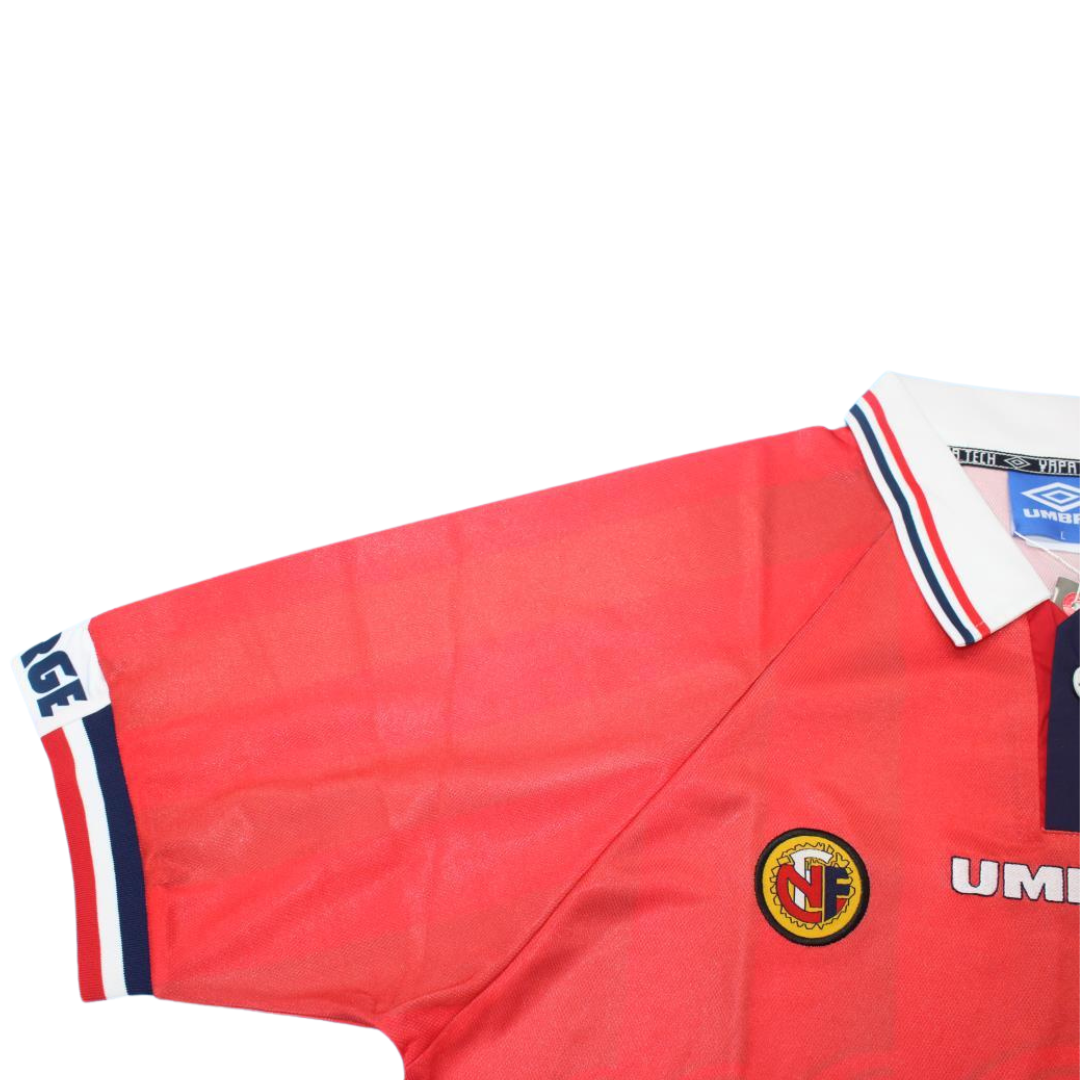 Camisa Noruega Home 98/99 - Versão Retrô "Haaland" N° 15