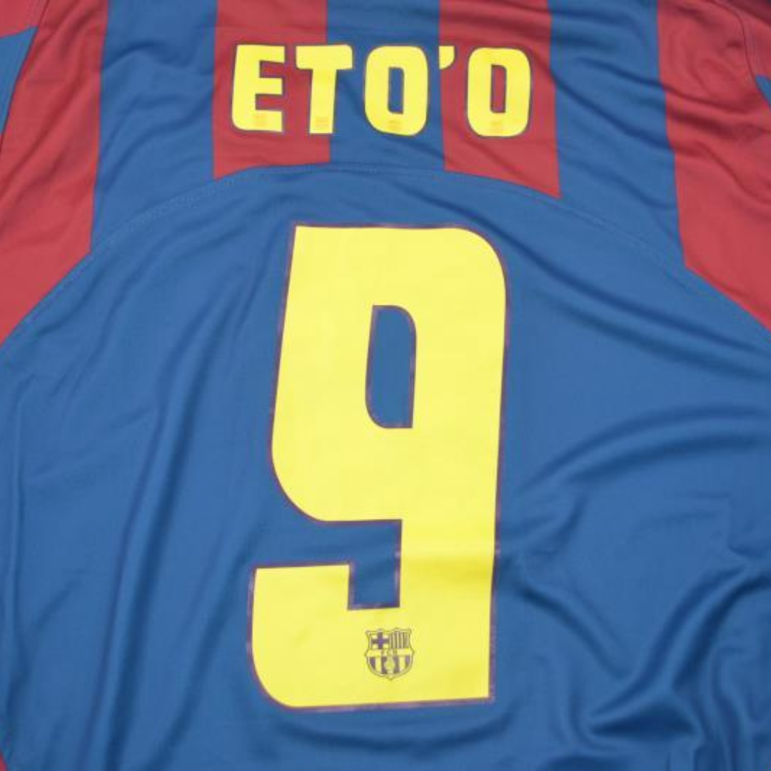 Camisa Barcelona Home 2006 - Versão Retrô "Eto'o" Nº 9