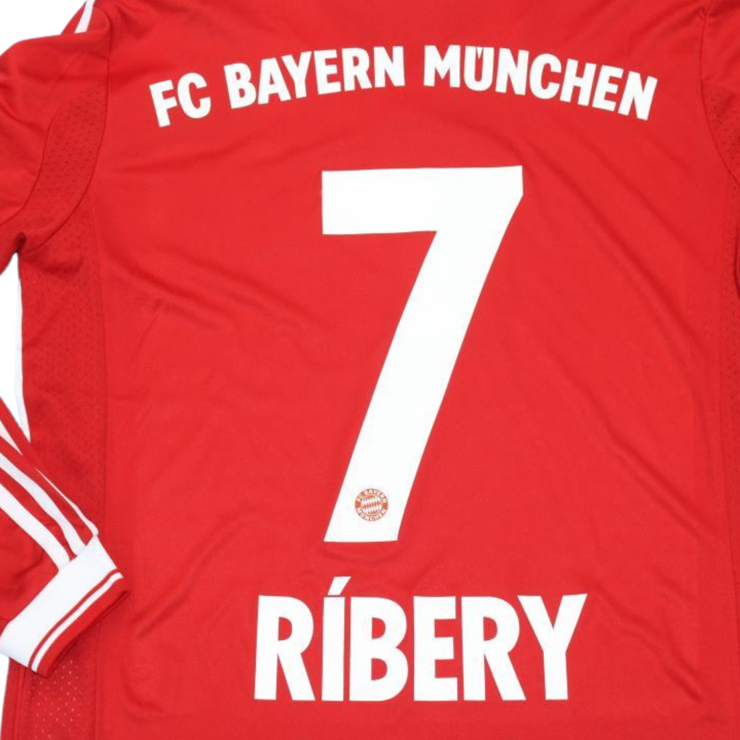 Camisa Bayern de Munique Manga Longa Home 13/14 - Versão Retrô "Ribéry" N° 7