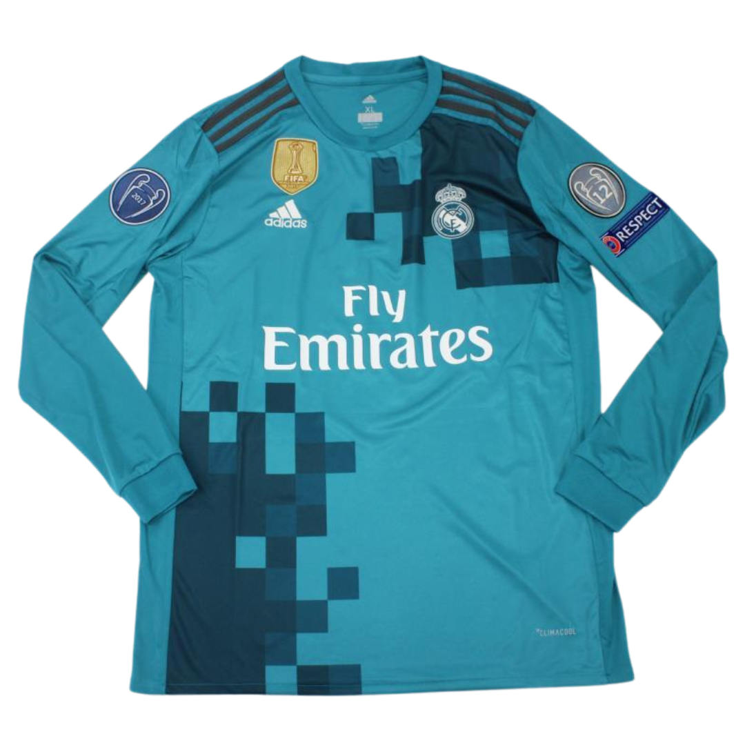 Camisa Real Madrid Manga Longa 17/18 - Versão Retrô "Cristiano Ronaldo" Nº 7