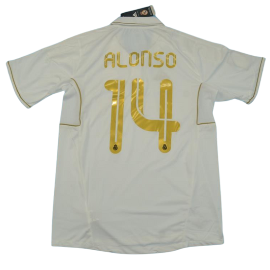 Camisa Real Madrid Home 11/12 - Versão Retrô "Alonso" Nº 14