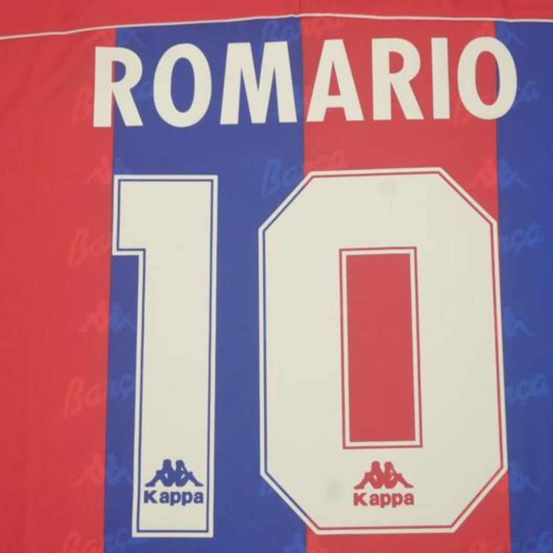 Camisa Barcelona Home 92/95 - Versão Retrô "Romário" Nº 10