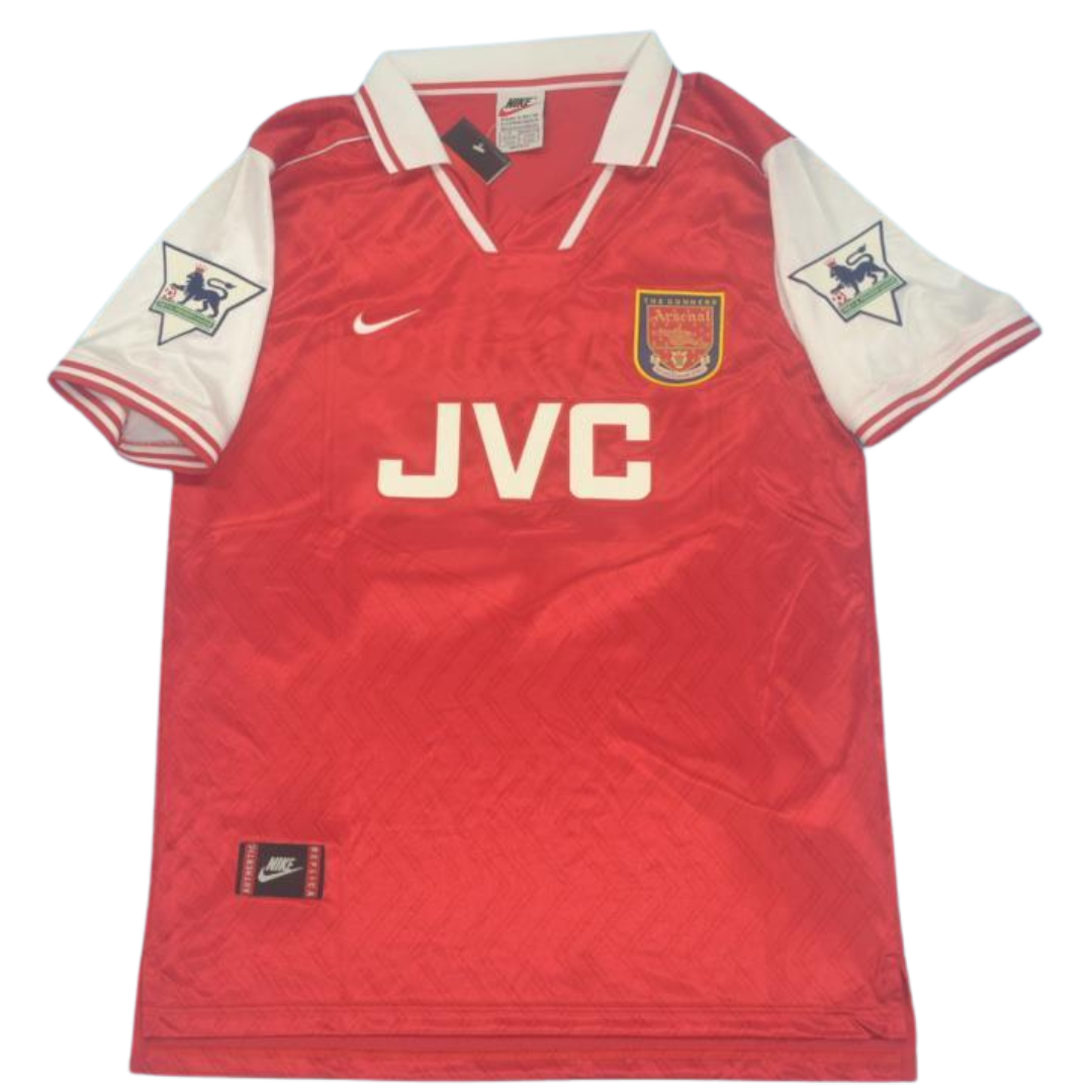 Camisa Arsenal Home 96/98 - Versão Retrô "Bergkamp" Nº 10