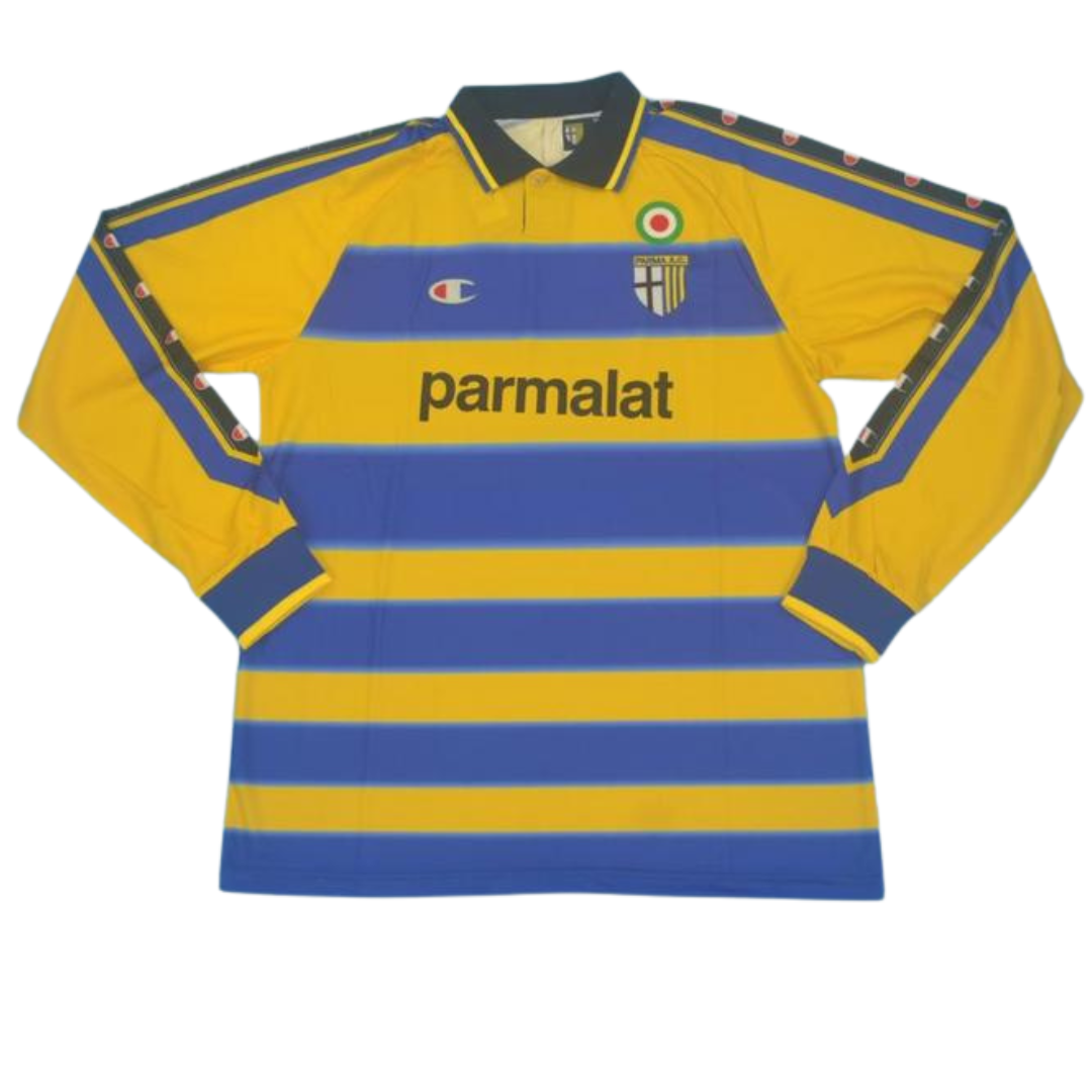 Camisa Parma Calcio Manga Longa Home 99/00 - Versão Retrô